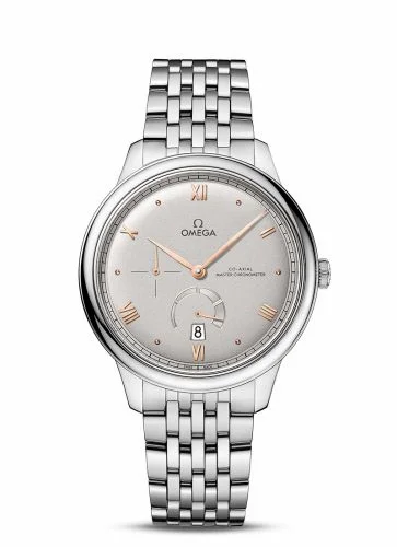 Omega De Ville Power Reserve Master Chronometer Stainless Steel / Silver / Bracelet 434.10.41.21.06.001 (43410412106001)
